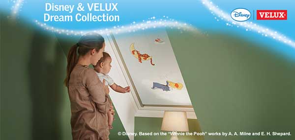 Disney rolety Velux