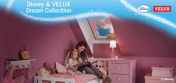 Disney rolety Velux